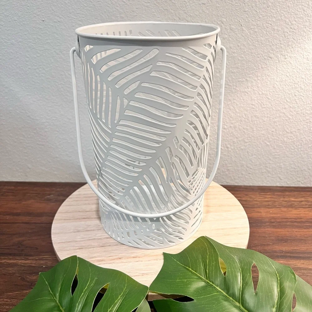 Target Tall White Metal Palm Lantern